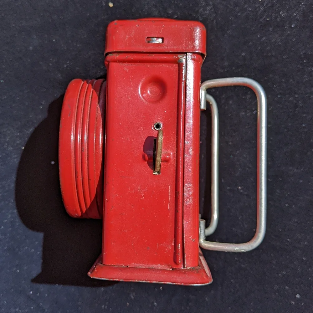 Vintage 1933 Flashlight Red Trailblazer Lantern